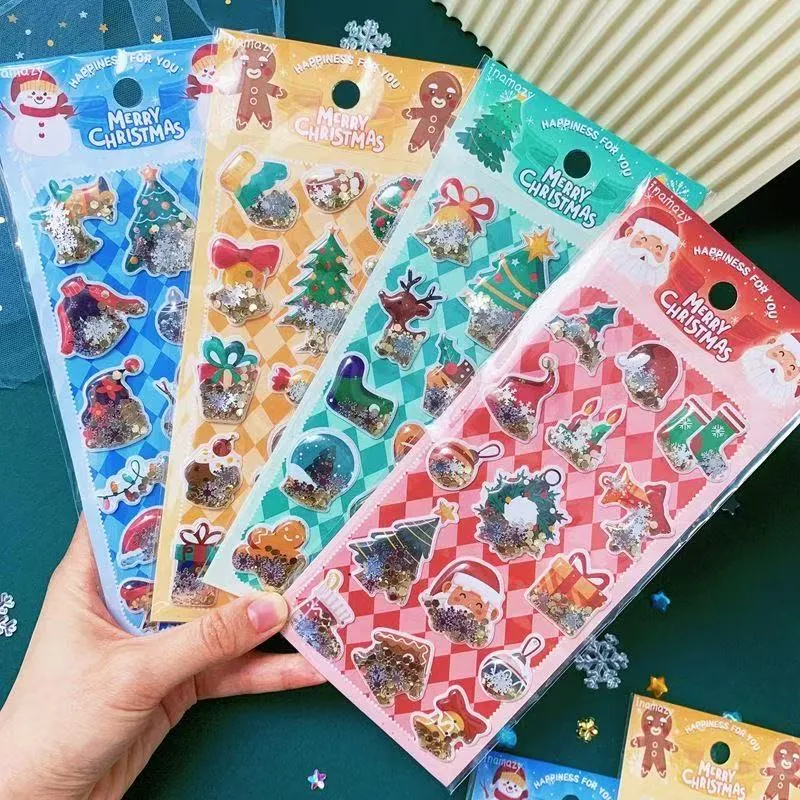 क्रिसमस ब्र्याकर स्टिकरहरू