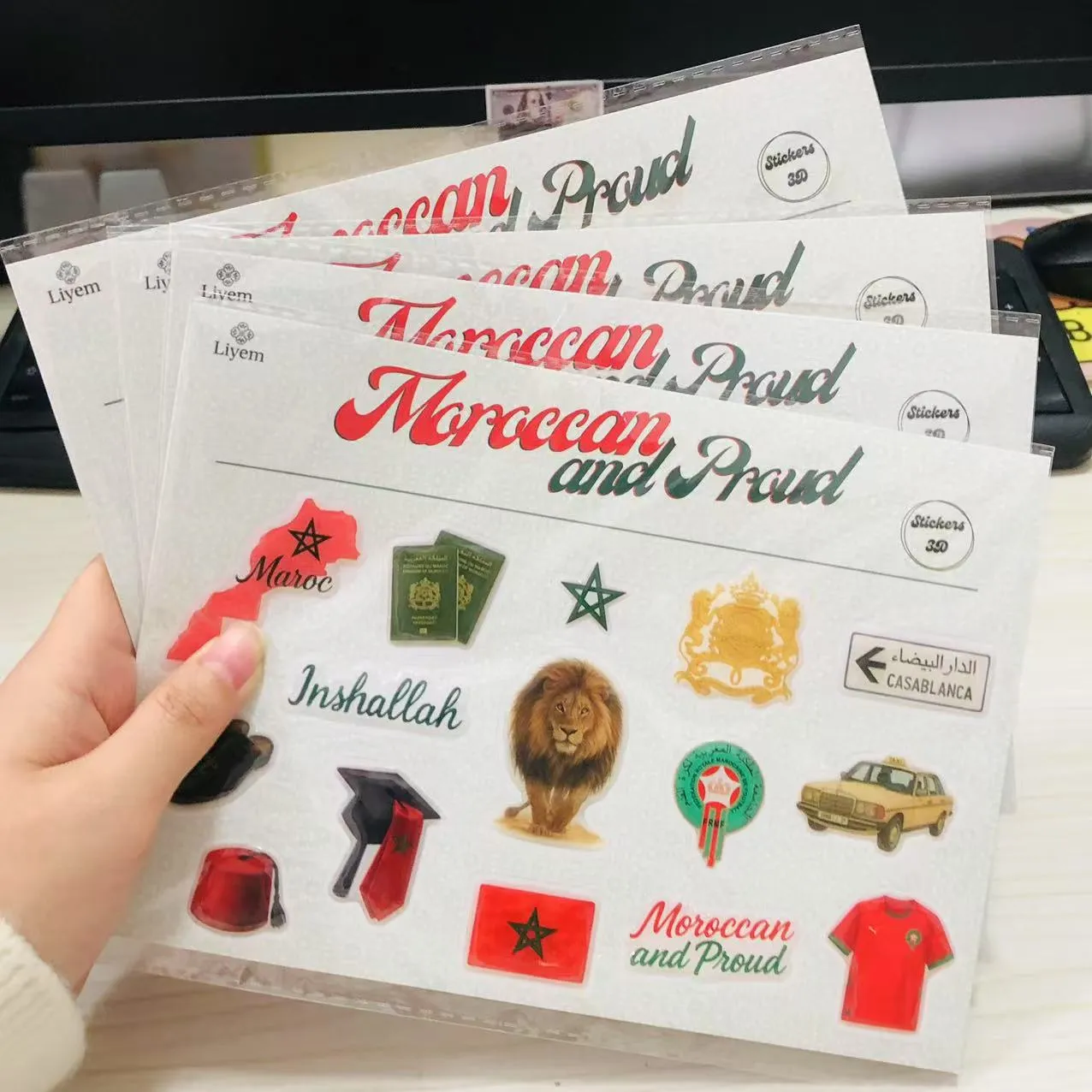 डोम इपोक्सी राल स्टिकर