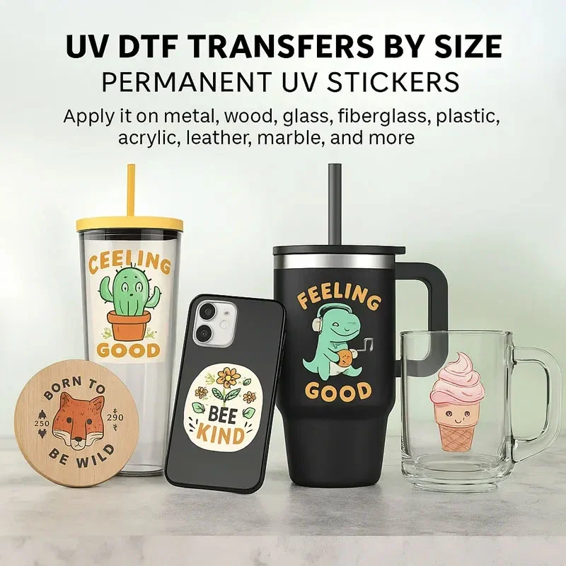 Uv Transfer Cup Stickers