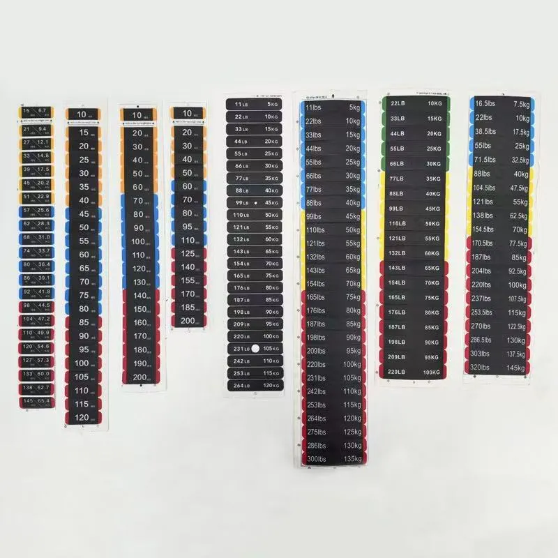 वजन ब्लक लेबल स्टिकर
