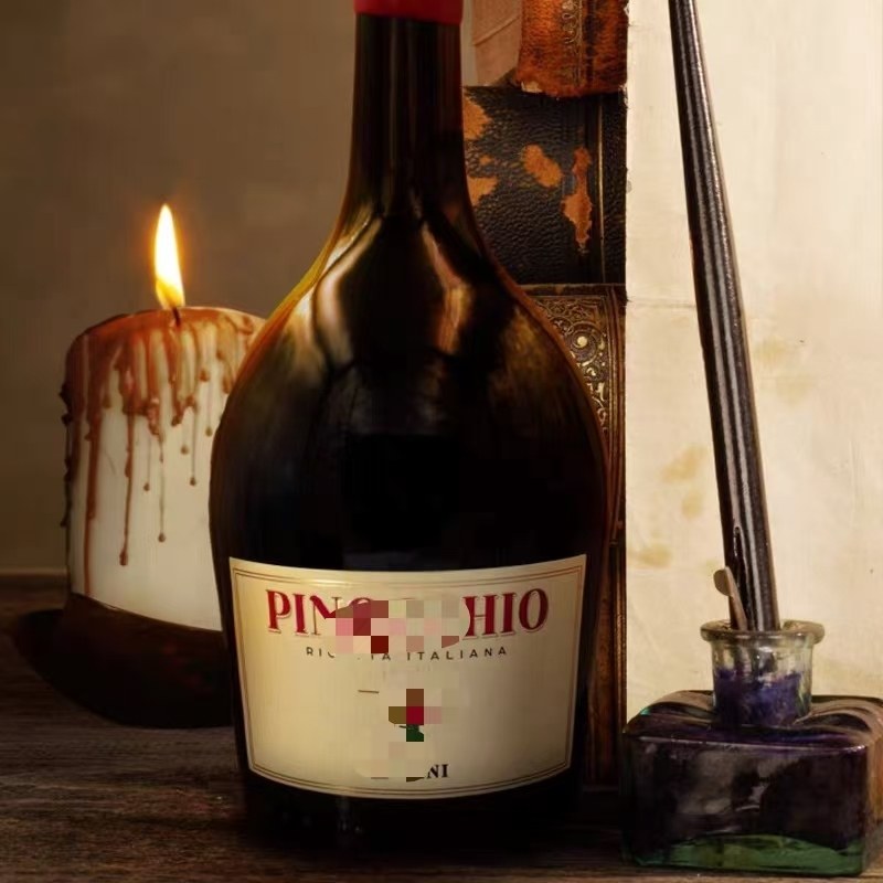 वाइन बोतल स्टिकर